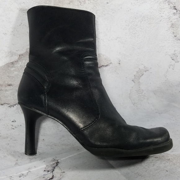 Victoria Spenser Ankle Boots Women 8.5 Black Leath - Picture 7 of 8